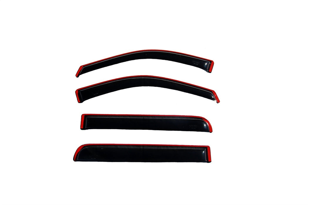Auto Ventshade (AVS) 194443 Ventvisor® In-Channel Deflector 4 pc.; Smoke; - Truck Part Superstore