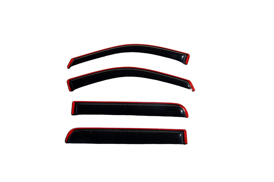 Auto Ventshade (AVS) 194446 Ventvisor® In-Channel Deflector 4 pc.; Smoke; - Truck Part Superstore