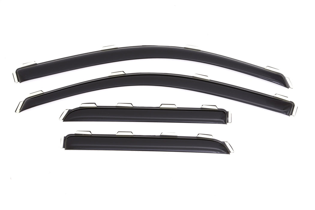 Auto Ventshade (AVS) 194528 Ventvisor® In-Channel Deflector 4 pc.; Smoke; - Truck Part Superstore