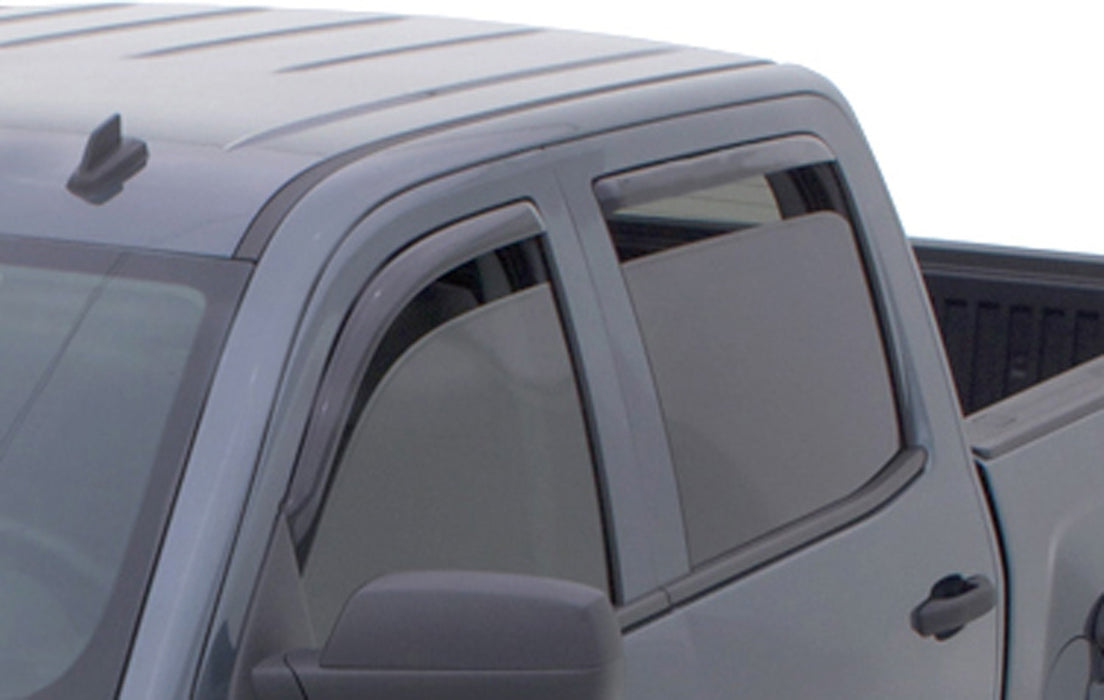 Auto Ventshade (AVS) 194528 Ventvisor® In-Channel Deflector 4 pc.; Smoke; - Truck Part Superstore