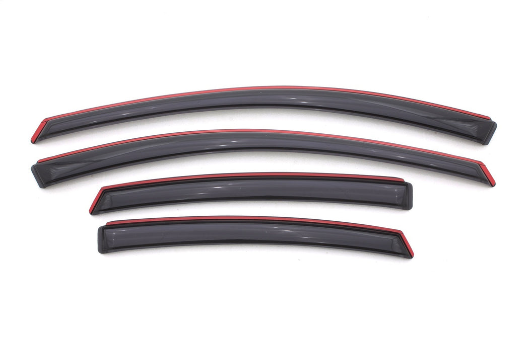 Auto Ventshade (AVS) 194529 Ventvisor® In-Channel Deflector 4 pc.; Smoke; - Truck Part Superstore