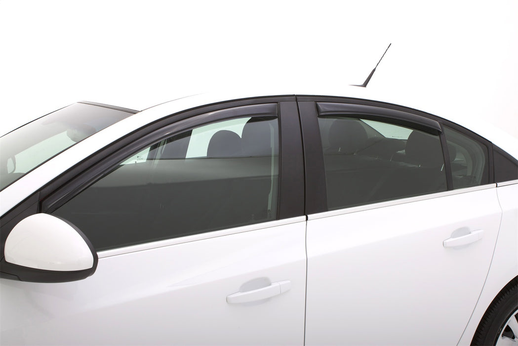 Auto Ventshade (AVS) 194611 Ventvisor® In-Channel Deflector 4 pc.; Smoke; - Truck Part Superstore