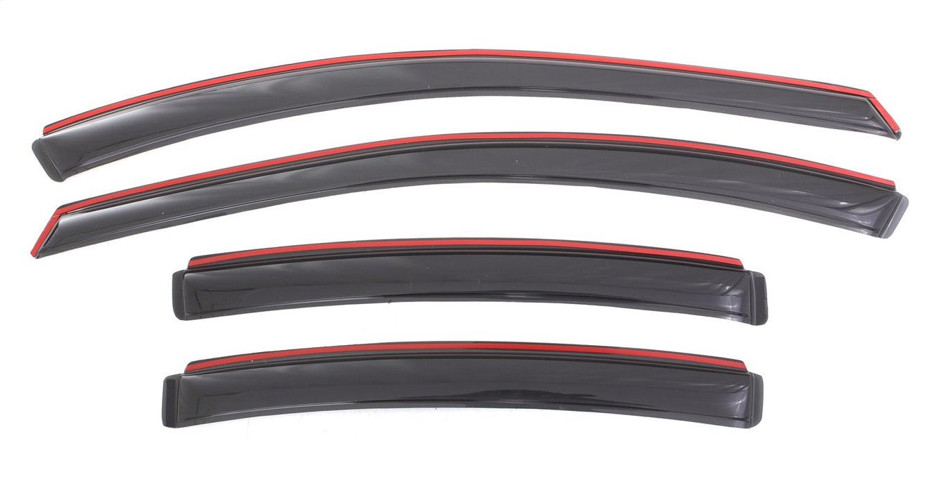Auto Ventshade (AVS) 194611 Ventvisor® In-Channel Deflector 4 pc.; Smoke; - Truck Part Superstore