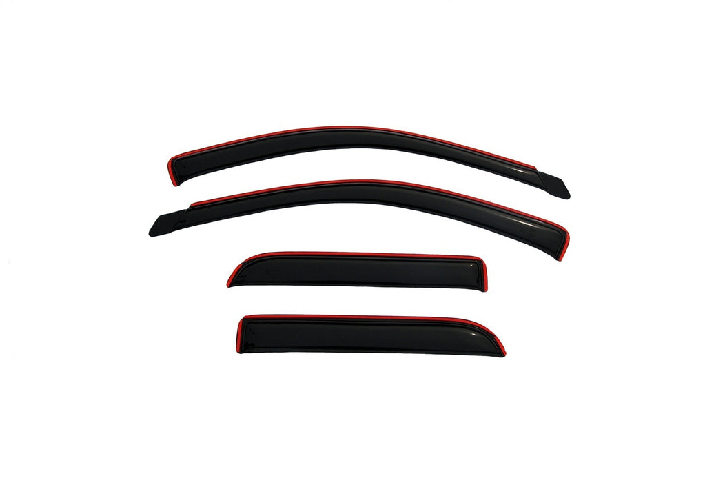 Auto Ventshade (AVS) 194623 Ventvisor® In-Channel Deflector 4 pc.; Smoke; - Truck Part Superstore