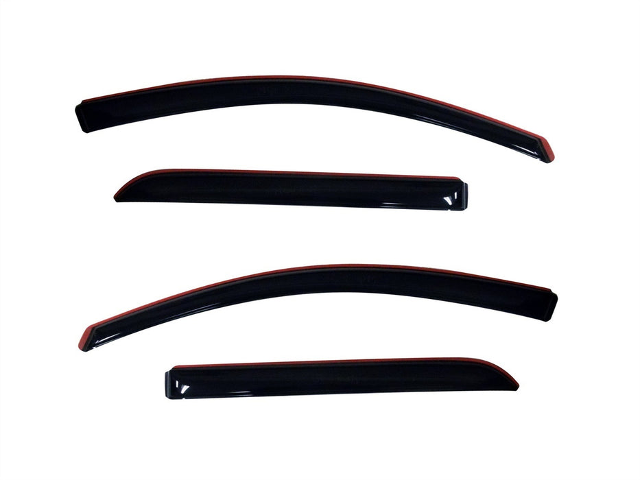 Auto Ventshade (AVS) 194632 Ventvisor® In-Channel Deflector 4 pc.; Smoke; - Truck Part Superstore