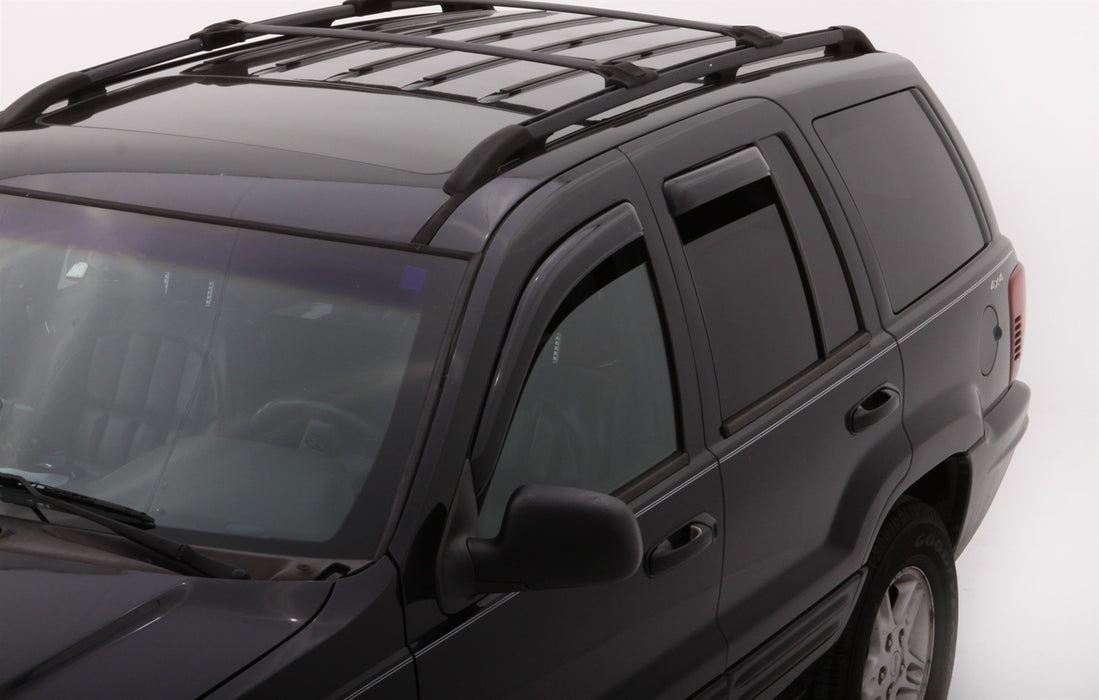 Auto Ventshade (AVS) 194650 Ventvisor® In-Channel Deflector 4 pc.; Smoke; - Truck Part Superstore
