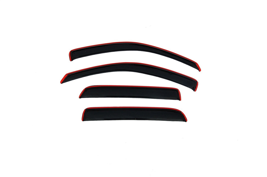 Auto Ventshade (AVS) 194656 Ventvisor® In-Channel Deflector 4 pc.; Smoke; - Truck Part Superstore