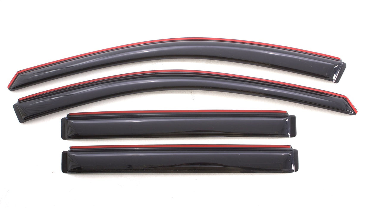Auto Ventshade (AVS) 194657 Ventvisor® In-Channel Deflector 4 pc.; Smoke; - Truck Part Superstore