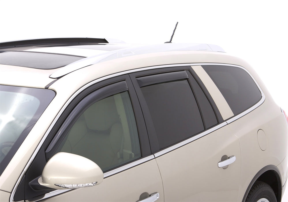 Auto Ventshade (AVS) 194657 Ventvisor® In-Channel Deflector 4 pc.; Smoke; - Truck Part Superstore