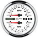 AutoMeter 19467 5in. DIRECT FIT TACHOMETER/SPEEDOMETER COMBO; 8K RPM/120 MPH; WHITE; PRO-CYCLE - Truck Part Superstore