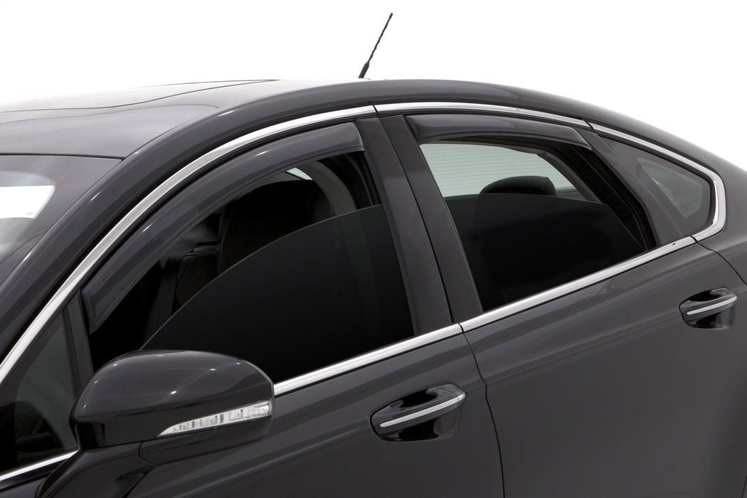 Auto Ventshade (AVS) 194714 Ventvisor® In-Channel Deflector 4 pc.; Smoke; - Truck Part Superstore