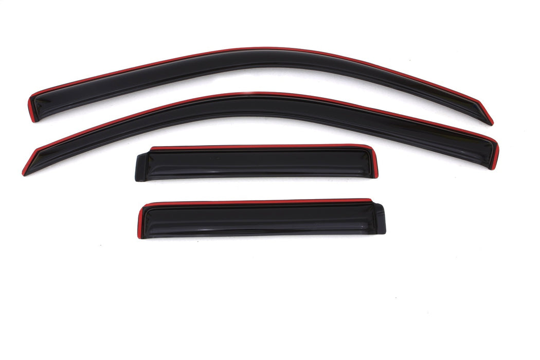Auto Ventshade (AVS) 194733 Ventvisor® In-Channel Deflector 4 pc.; Smoke; - Truck Part Superstore