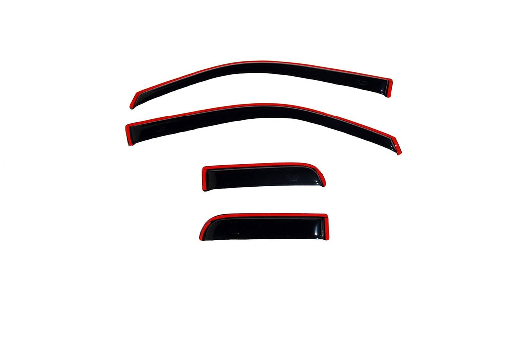 Auto Ventshade (AVS) 194738 Ventvisor® In-Channel Deflector 4 pc.; Smoke; - Truck Part Superstore