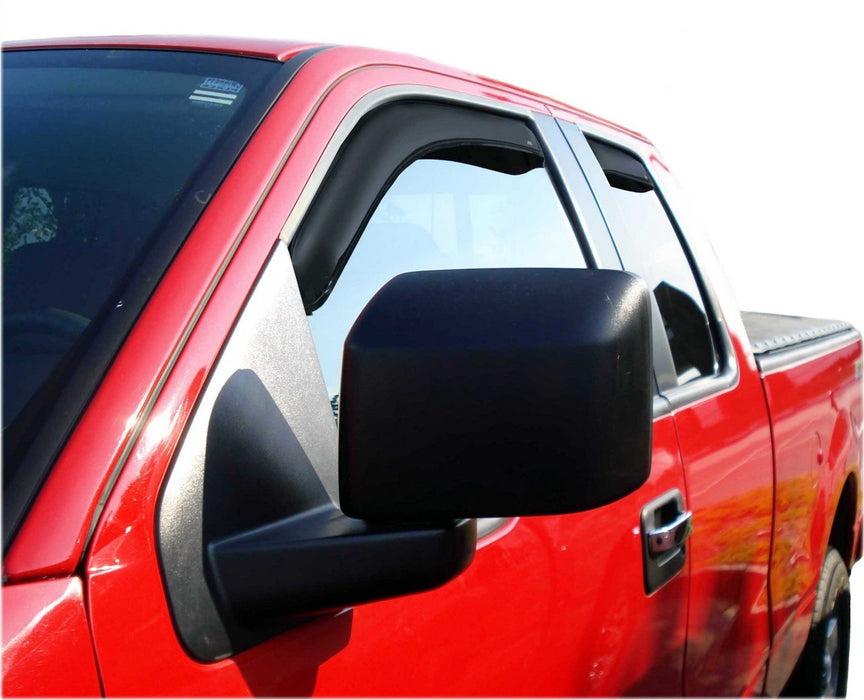 Auto Ventshade (AVS) 194738 Ventvisor® In-Channel Deflector 4 pc.; Smoke; - Truck Part Superstore