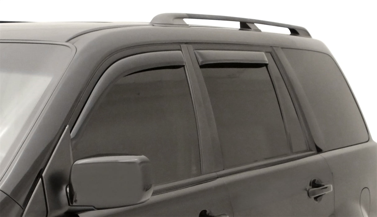 Auto Ventshade (AVS) 194744 Ventvisor® In-Channel Deflector 4 pc.; Smoke; - Truck Part Superstore