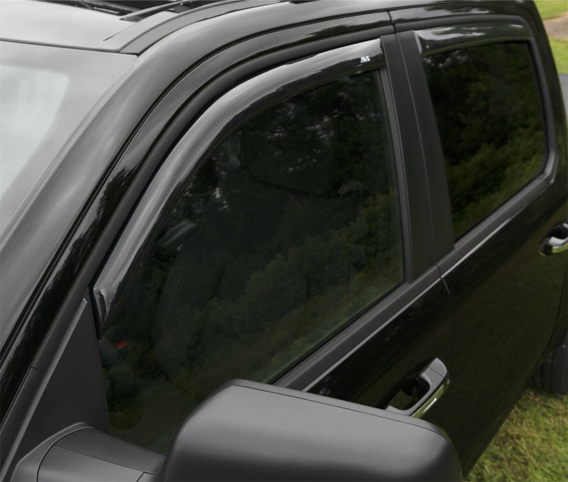 Auto Ventshade (AVS) 194818 Ventvisor® In-Channel Deflector 4 pc.; Smoke; Supersedes PN[194806]; - Truck Part Superstore