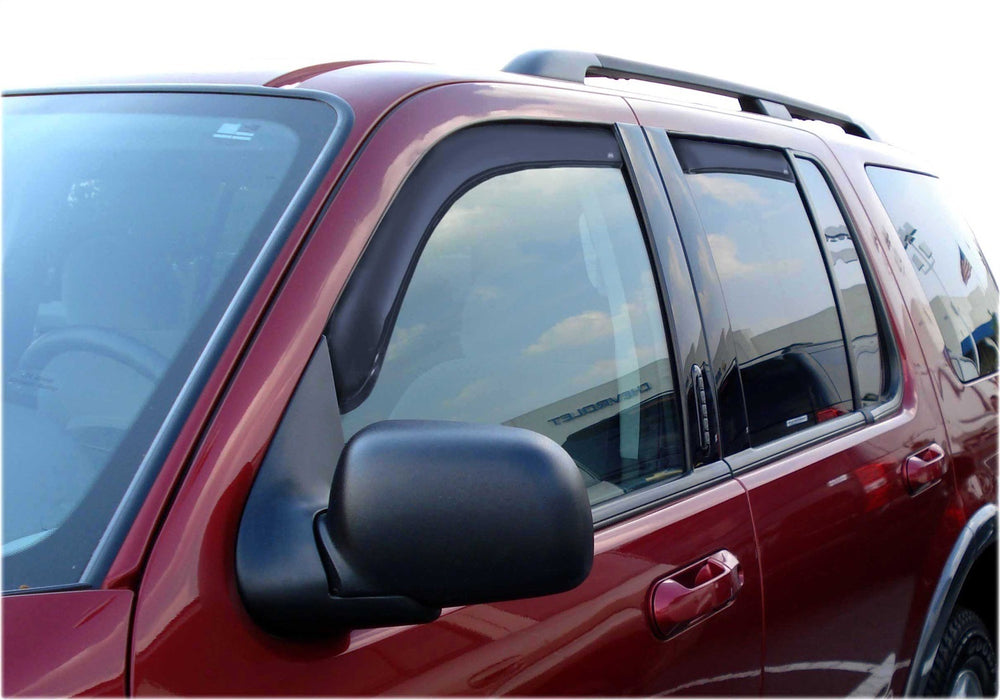 Auto Ventshade (AVS) 194819 Ventvisor® In-Channel Deflector 4 pc.; Smoke; - Truck Part Superstore