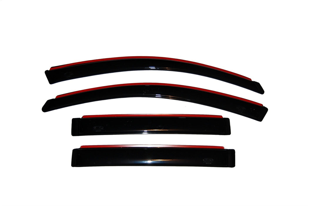 Auto Ventshade (AVS) 194837 Ventvisor® In-Channel Deflector 4 pc.; Smoke; - Truck Part Superstore