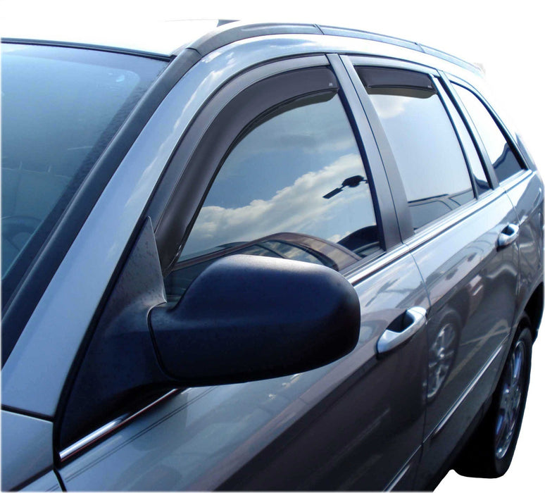 Auto Ventshade (AVS) 194837 Ventvisor® In-Channel Deflector 4 pc.; Smoke; - Truck Part Superstore
