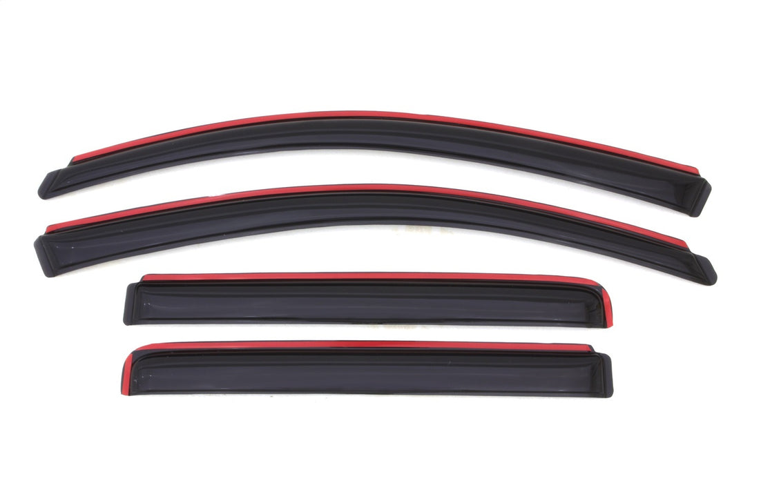 Auto Ventshade (AVS) 194858 Ventvisor® In-Channel Deflector 4 pc.; Smoke; - Truck Part Superstore
