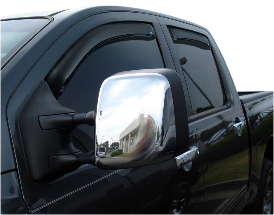Auto Ventshade (AVS) 194858 Ventvisor® In-Channel Deflector 4 pc.; Smoke; - Truck Part Superstore