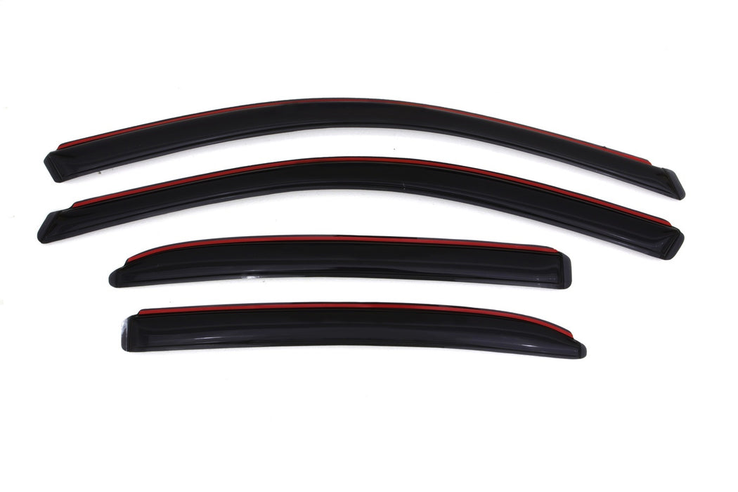 Auto Ventshade (AVS) 194943 Ventvisor® In-Channel Deflector 4 pc.; Smoke; - Truck Part Superstore
