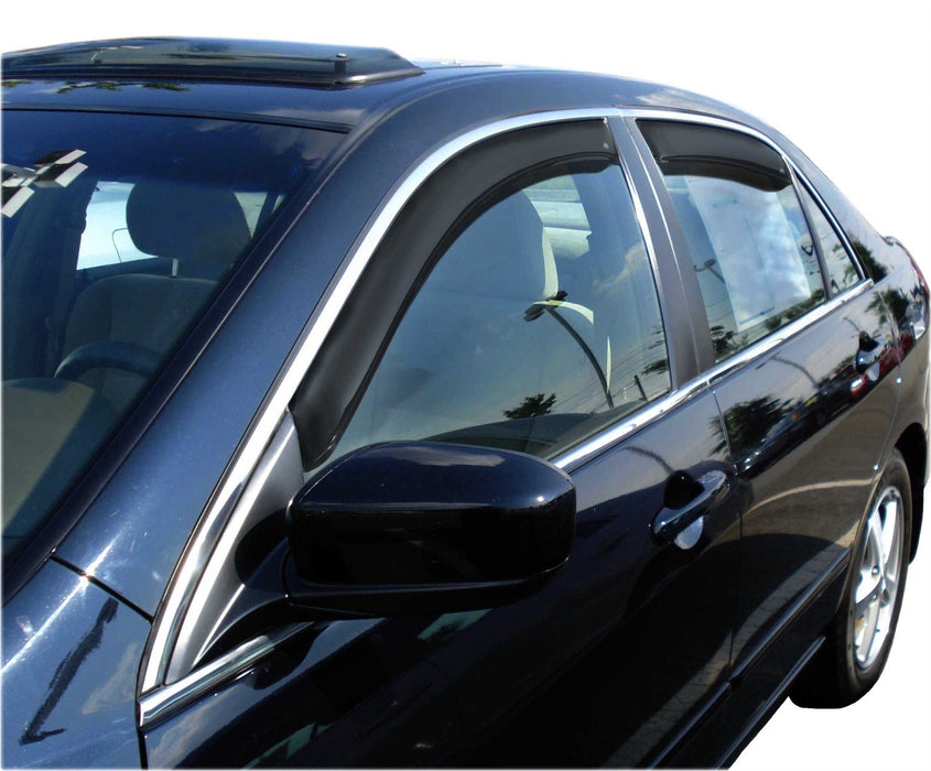 Auto Ventshade (AVS) 194943 Ventvisor® In-Channel Deflector 4 pc.; Smoke; - Truck Part Superstore