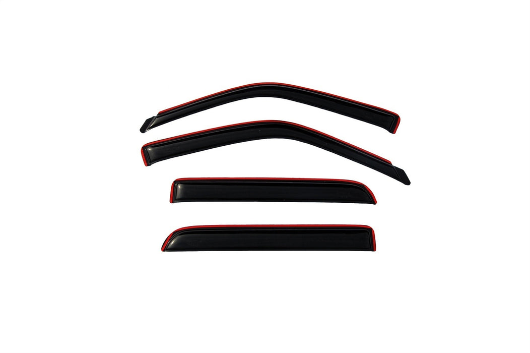 Auto Ventshade (AVS) 194949 Ventvisor® In-Channel Deflector 4 pc.; Smoke; - Truck Part Superstore