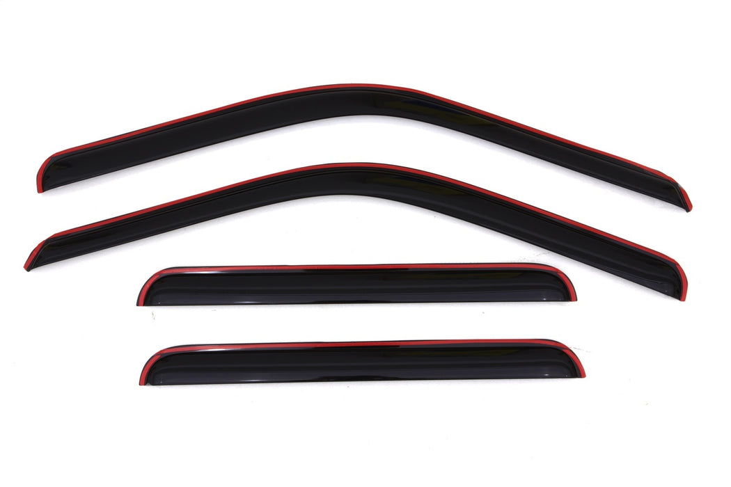 Auto Ventshade (AVS) 194953 Ventvisor® In-Channel Deflector 4 pc.; Smoke; - Truck Part Superstore