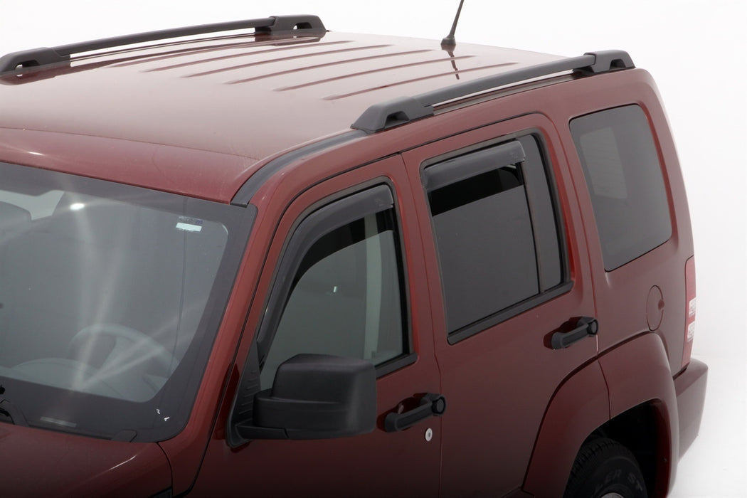 Auto Ventshade (AVS) 194973 Ventvisor® In-Channel Deflector 4 pc.; Smoke; - Truck Part Superstore