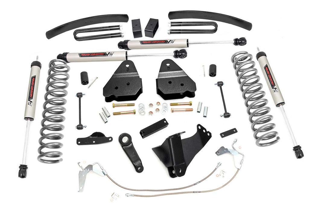 Rough Country 59770 6 Inch Suspension Lift Kit V2 Monotube Shocks 08-10 F-250/350 4WD Gas Rough Country - Truck Part Superstore