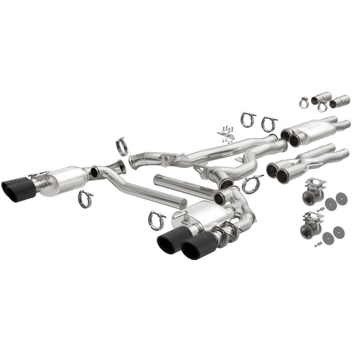 MagnaFlow Exhaust Products 19535 xMOD Series Carbon Fiber Tips Cat-Back System - Truck Part Superstore