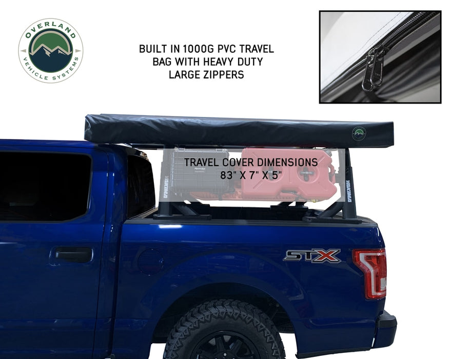Overland Vehicle Systems 19569907 Nomadic 270 LT Passenger Side Awning With Bracket Kit Overland Vehicle Systems - Truck Part Superstore