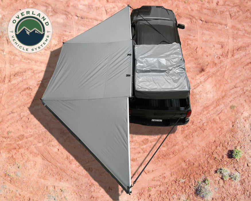 Overland Vehicle Systems 19619907 Awning Tent 180 Degree 88 SF of Shelter With Zip In Wall Nomadic Overland Vehicle Systems - Truck Part Superstore