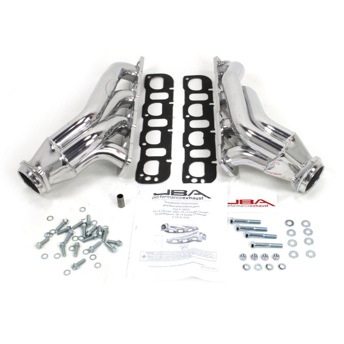 JBA Racing Headers 1965SJS 05-14  6.1/6.4L Chllngr/Chrgr/Mgnm/300C Silver Ceramic - Truck Part Superstore