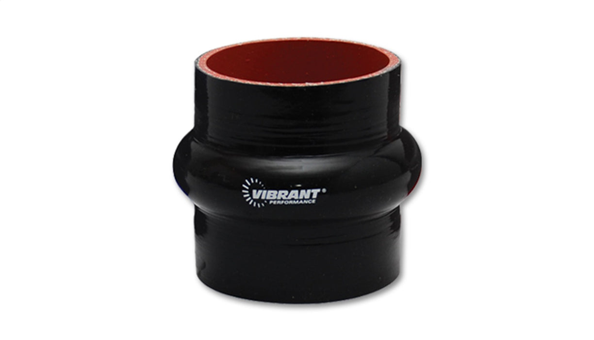 Vibrant Performance 19680 4 Ply Hump Hose Coupler; 2.375 in. I.D. x 3.00 in. Long; Black; - Truck Part Superstore