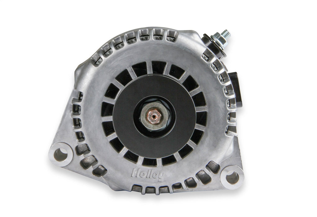 Holley 197-302 Alternator; 150 Amp; 1 Wire; Aluminum; Natural Finish; - Truck Part Superstore