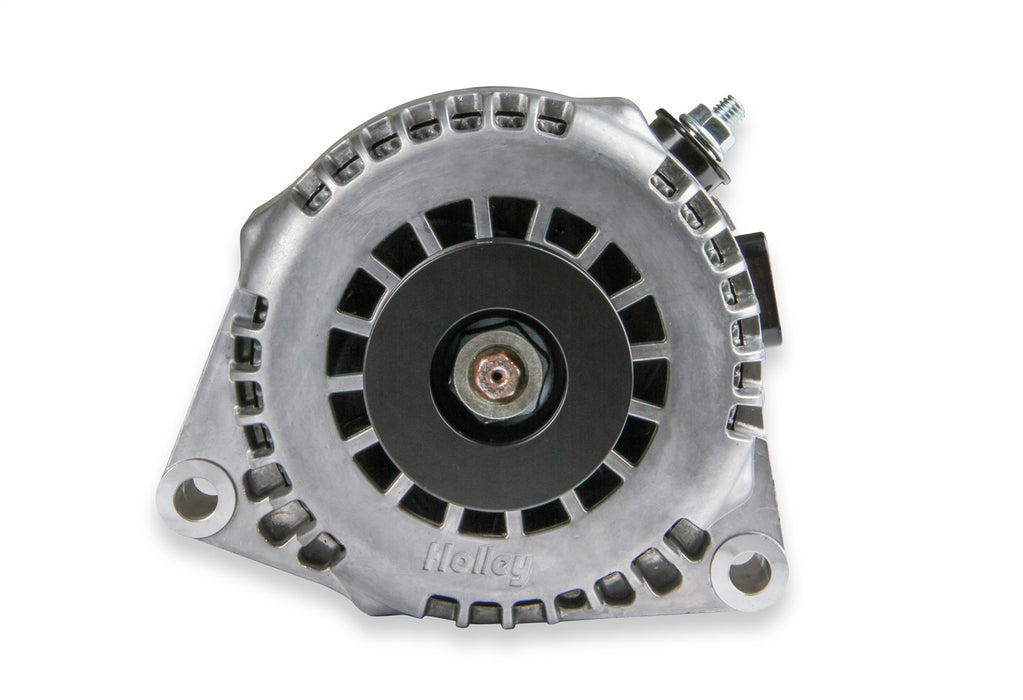 Holley 197-302 Alternator; 150 Amp; 1 Wire; Aluminum; Natural Finish; - Truck Part Superstore