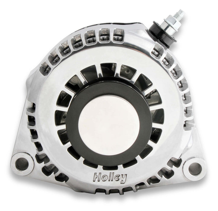 Holley 97-188 Alternator Pulley Cover; Polished Dress-Up Cover w/Hardware; - Truck Part Superstore