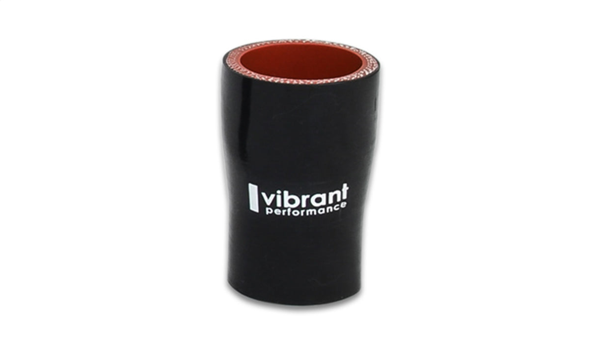 Vibrant Performance 19718 Reducer Coupler; 1.375 in. I.D. x 1.125 in. I.D. x 3.00 in. Long; Black; - Truck Part Superstore