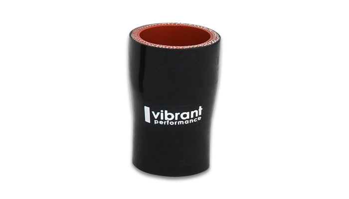 Vibrant Performance 19721 Reducer Coupler; 1.625 in. I.D. x 1.25 in. I.D. x 3.00 in. Long; Black; - Truck Part Superstore