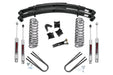 Rough Country 535.20 Suspension Lift Kit w/Shocks; 4 in. Lift; - Truck Part Superstore