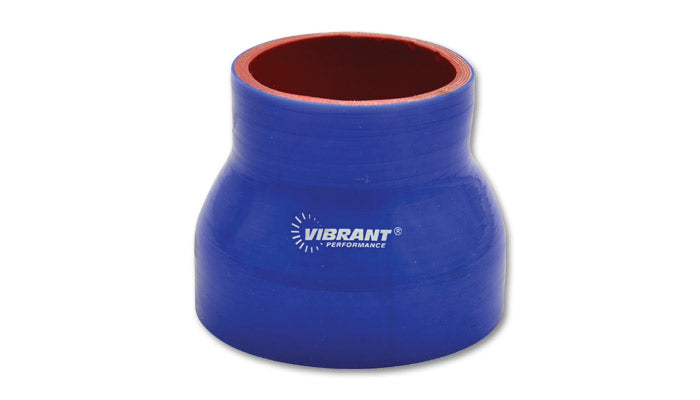 Vibrant Performance 19744B Reducer Coupler; 5.00 in. I.D. x 4.00 in. I.D. x 4.50 in. Long; Blue; - Truck Part Superstore