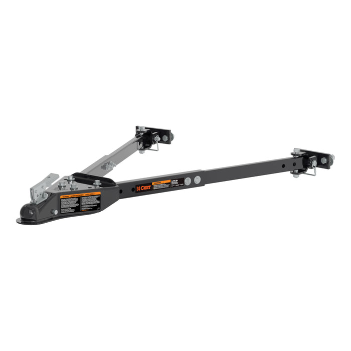 CURT 19750 CURT 19750 Universal Tow Bar for Flat or Dinghy Towing 5;000 lbs; 2-Inch Coupler - Truck Part Superstore