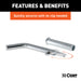 CURT 21561 1/2in. Swivel Hitch Pin with 5/8in. Adapter (1-1/4in. or 2in. Receiver; Zinc; Pa - Truck Part Superstore