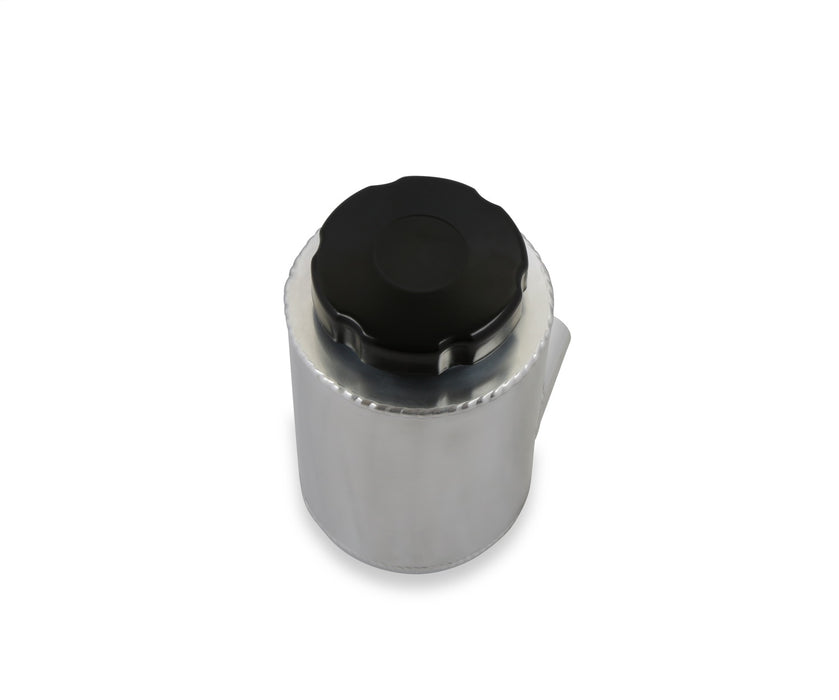 Holley 198-211 Power Steering Reservoir; Polished; w/Adapters/No Brackets; Aluminum; - Truck Part Superstore