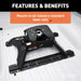 CURT 16140 CURT 16140 A20 5th Wheel Hitch; 20;000 lbs - Truck Part Superstore