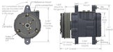 Holley 199-102 A/C Compressor; SD7 Sanden; For Use w/LS Engine Swaps; - Truck Part Superstore