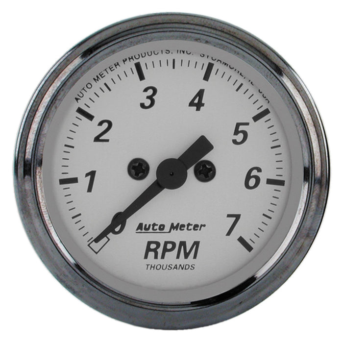 AutoMeter 1994 GAUGE; TACHOMETER; 2 1/16in.; 7K RPM; IN-DASH; AMERICAN PLATINUM - Truck Part Superstore