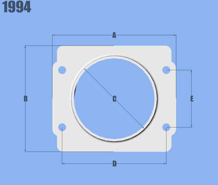 Vibrant Performance 1994 Mass Air Flow Sensor Adapter Plate - Truck Part Superstore